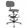 Tabouret Ginkgo eco avec dossier et repose-pieds