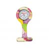 Montre infirmière ronde fantaisie en silicone
