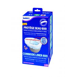 Sac protège seau hypoallergénique avec tampon absorbant 600ml DR HELEWA ® (x20)