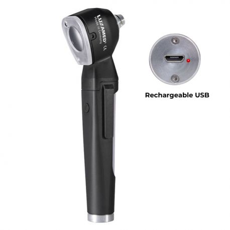 Otoscope LuxaScope Auris LED 3.7 V rechargeable USB - LUXAMED ®