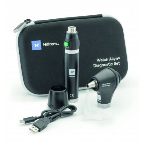 Otoscope Macroview 2 Welch Allyn tête et manche rechargeable
