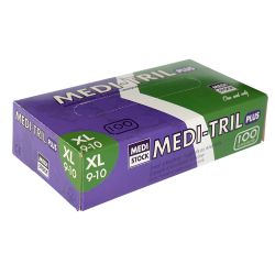Gants d’examen nitrile non poudrés Medi-tril Plus - Boîte de 100