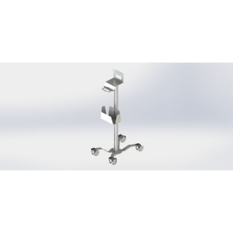 Socle à roulettes pour moniteur Comen NC3