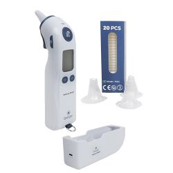 Thermomètre auriculaire Spengler Tempo Ear Pro +  avec 1 lot de 800 couvre-sondes offert