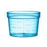 Coupelles plastique larges graduées de couleur - 30 ml
