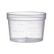 Coupelles plastique larges graduées transparentes - 30 ml