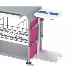 Support latéral pour sac à linge ou poubelle