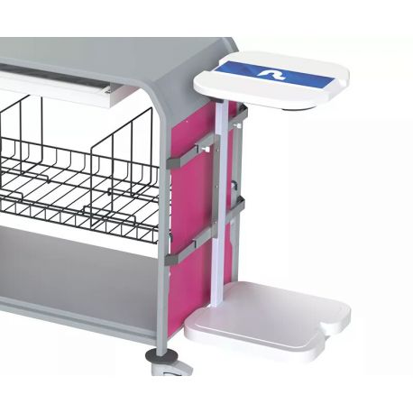 Support latéral pour sac à linge ou poubelle