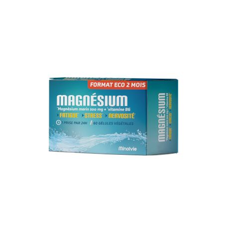 MINOLVI Magnésium Marin (60 gélules)