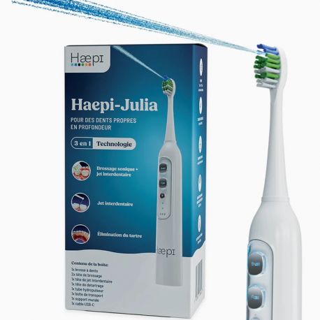 Brosse à dents électrique 3-en-1 Julia Haepi