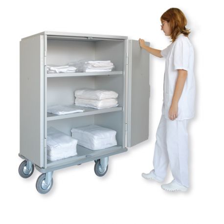 Chariot-armoire linge propre